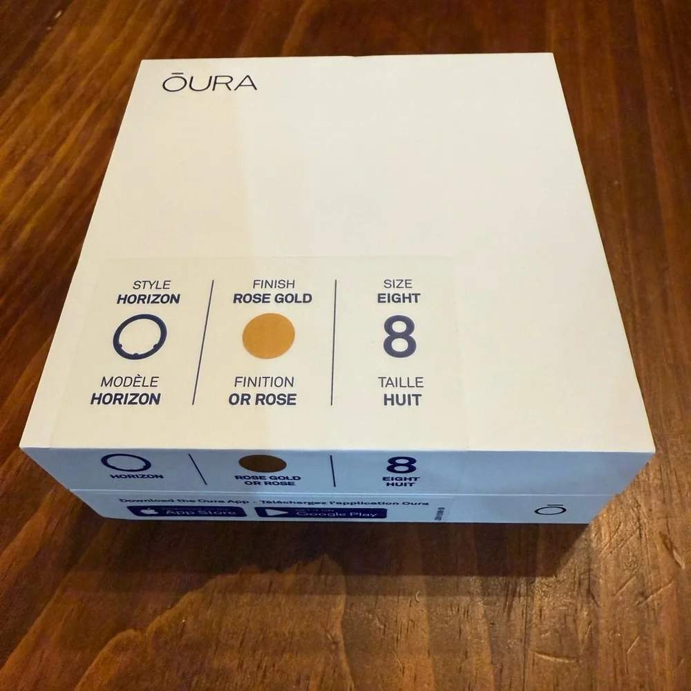 ŌURA Ring Size 8 - Rose Gold Generation 3